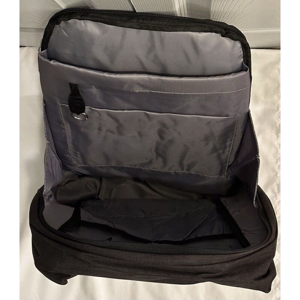Mark Ryden Charcoal Gray Multi-Pocket Business Travel Backpack NEW - Picture 6 of 9